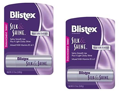 Blistex Silk &amp; Shine Lip Moisturizer 0.13 oz Pack of 2