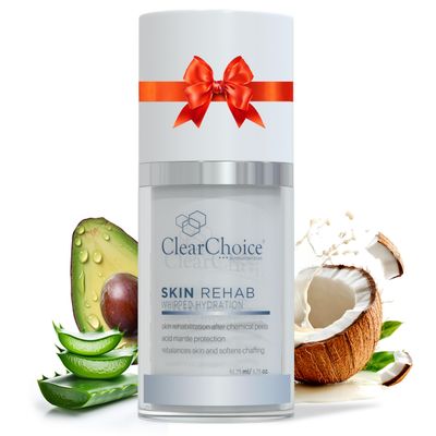 Clear Choice Skin Rehab Whipped Hydration, Deeply Hydrates &amp; Repairs Skin Barrier, Post-Treatment Care, Fast-Absorbing Formula, 1.7oz