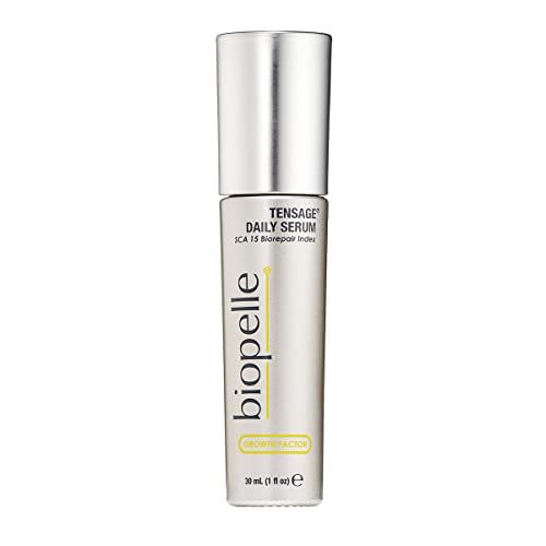 Biopelle Tensage Growth Factor Daily Facial Serum with SCA 15 Biorepair Index, 1 Oz