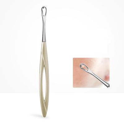 2 Pack Pimple Popper Tool - Blackhead and Blemish Remover Extraction Tools (Champagne Color)