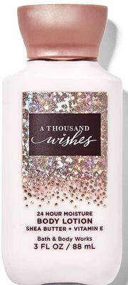 Bath and Body Works Super Smooth Body Lotion Travel Size 3 Oz. (A Thousand Wishes)