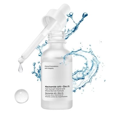 10% Niacinamide + 1% Zinc Face Serum, Nourishing &amp; Refreshing Facial Serum  Women Serum for Oil Control and Acne 30ML/1 Fl Oz