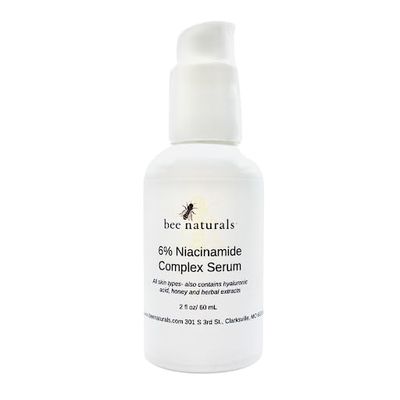6% Niacinamide Complex Serum for Face with Hyaluronic Acid &amp; Honey, Reduced Potential for Irritation, Pore Minimizer, Hydrating Facial Serum for Skin Even Tone - Anti-Aging for All Skin Types 2 fl oz