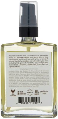Farmhouse Fresh Citrus Cilantro Body Oil, 4 Fl Oz