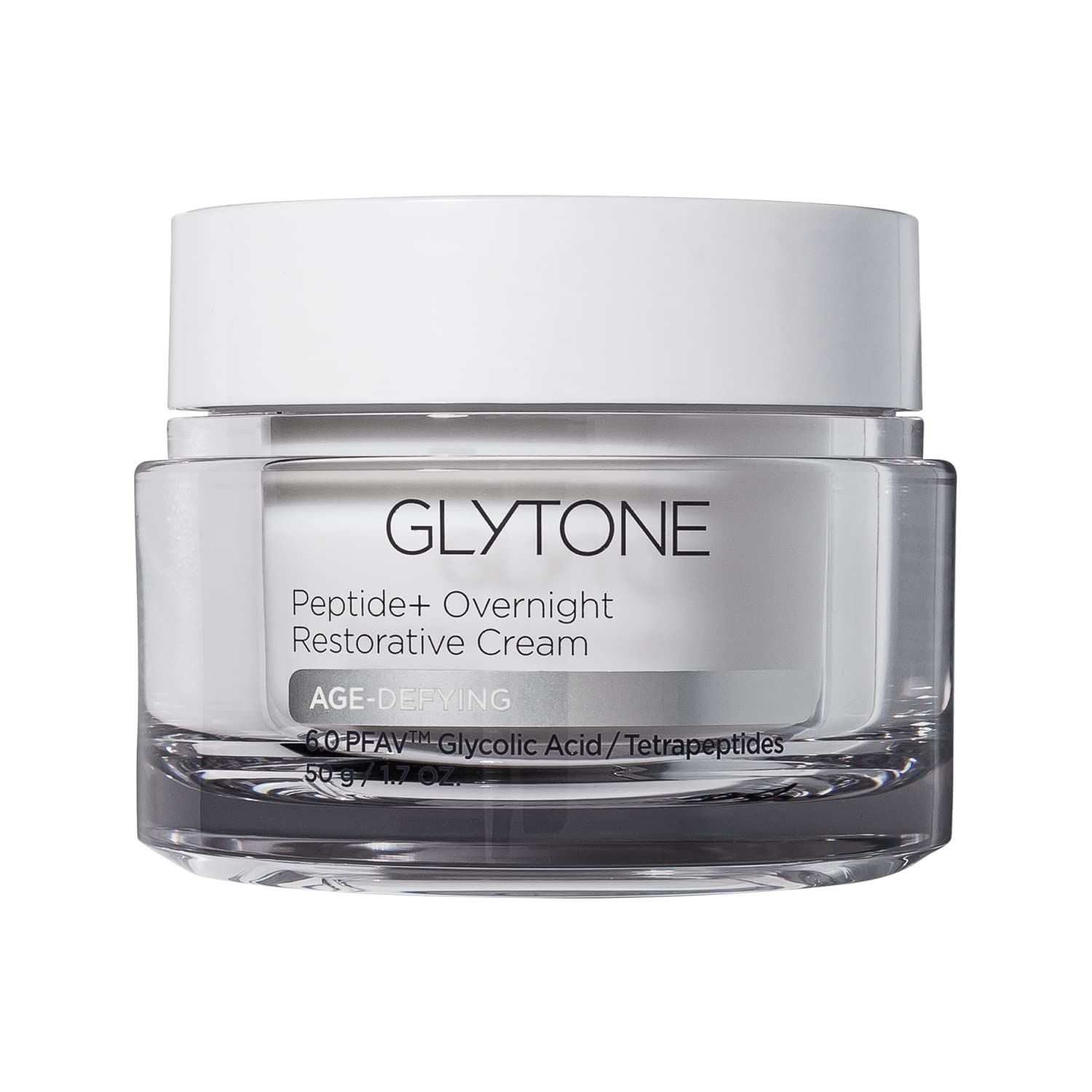 Glytone Age-Defying Peptide+ Overnight Restorative Cream - Dermatologist-Tested, Paraben-Free &amp; Fragrance-Free - 1.7 fl. oz.