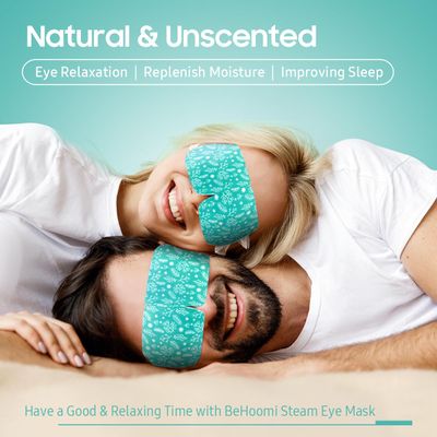 BeHoomi 30Packs Steam Eye Mask, Heated Eye Mask Warm Compress for Eyes, Self Heating Disposable Eye Masks for Home Sleep, Spa, Travel Essentials & Relaxation Gifts, Stocking Stuffers (Unscented)
