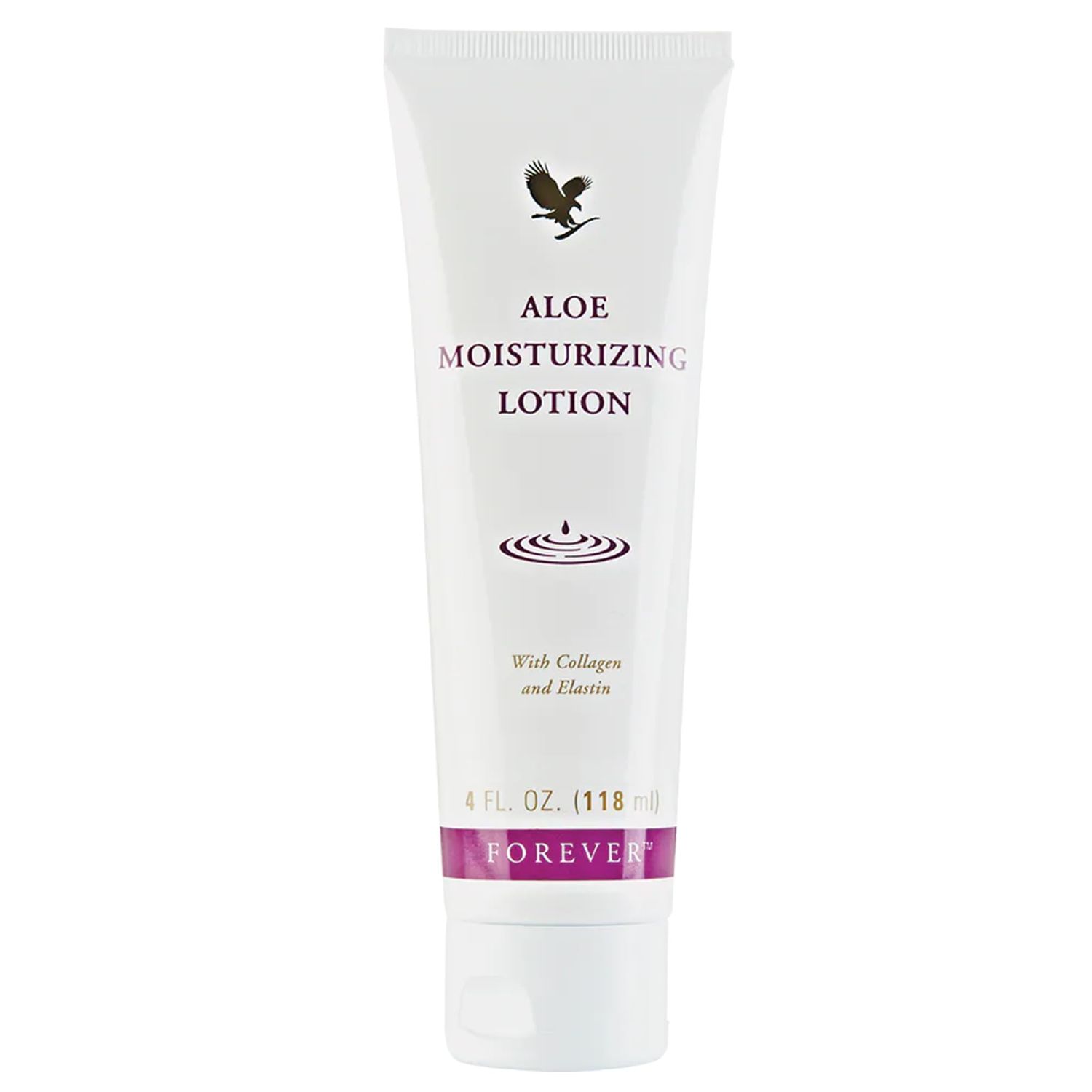 Forever Living - Forever Aloe Moisturizing Lotion - Deep Hydration with Aloe Vera, Collagen, and Elastin - For Hands and Body - 4 fl. oz.