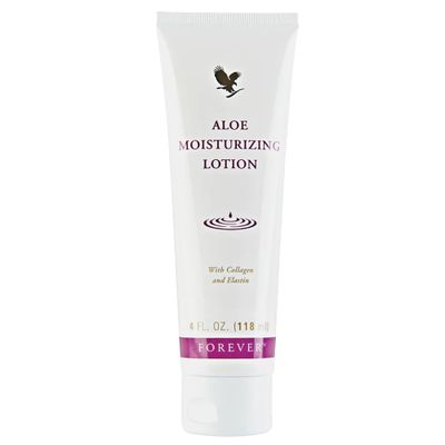 Forever Living - Forever Aloe Moisturizing Lotion - Deep Hydration with Aloe Vera, Collagen, and Elastin - For Hands and Body - 4 fl. oz.