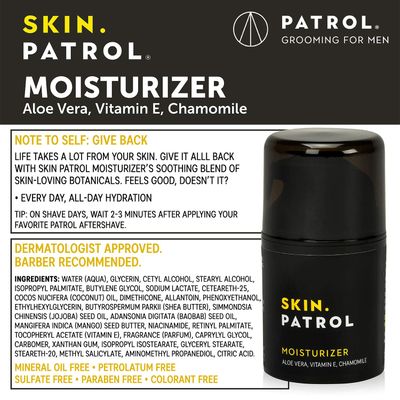 Bump Patrol Everyday Skin Moisturizer - Aloe Vera, Vitamin E, Chamomile Guards Against Razor Bumps, Ingrown Hairs - 1.68 Ounces