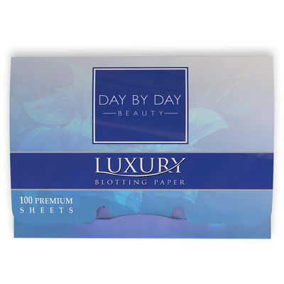 Day By Day Beauty Makeup Blotting Papers 200 Oil Absorbing Paper Sheets for Face (2 Handy Packs of 100) - Face Oil Remover - Oil Blotting Sheets for Face