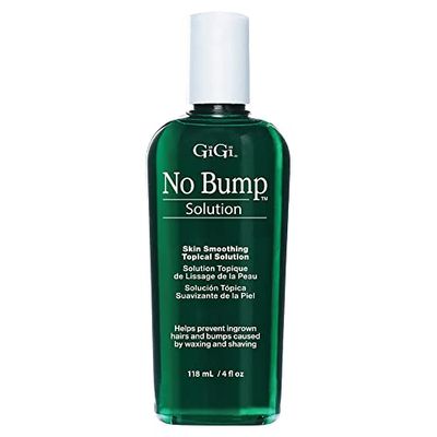 GiGi No Bump Skin-Smoothing Topical Solution, Helps Prevent Razor Burns, Hair Bumps, and Ingrown Hair After Waxing or Shaving, Soothes and Calms Skin, Suitable for Men and Women, 4 fl oz - 1 Pack