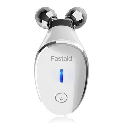 ELISHINE Microcurrent Facial Devices, Face Microcurrent Device, Facial Roller Massager for Double Chin, Boost Skin Care Products Absorption, Glossy White