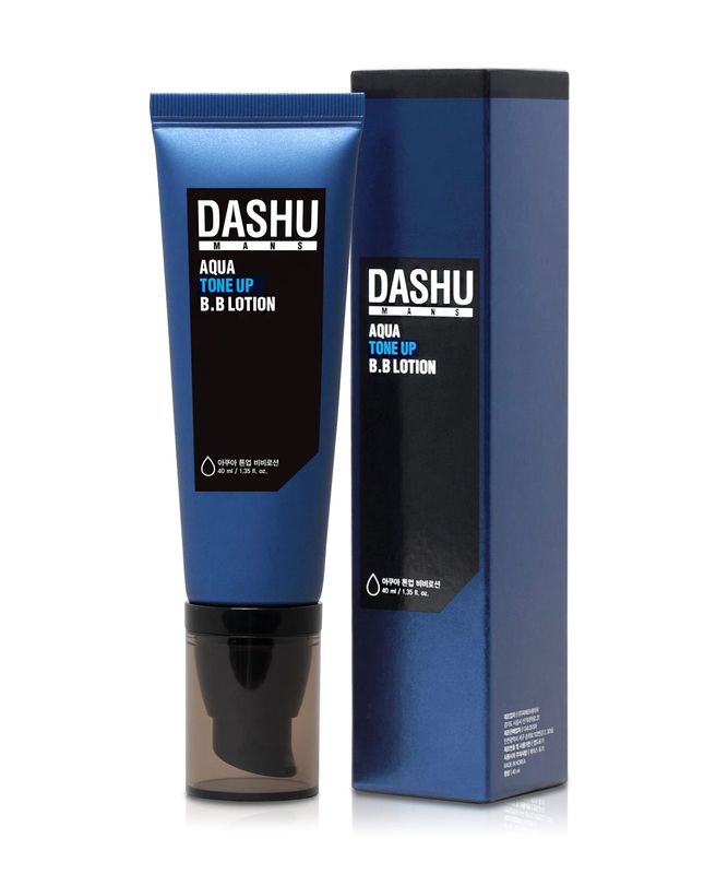 DASHU Aqua Tone Up B.B Lotion | Korean BB Cream for Men w/Seawater &amp; Seaweed Extract | Hydrating BB Cream for Face | Men's Skin Care (1.35 fl oz)