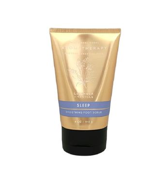 Bath and Body Works Full Size Aromatherapy - Smoothing Foot Scrub - w/Natural Essential Oils - SLEEP - Lavender + Vanilla 4 oz