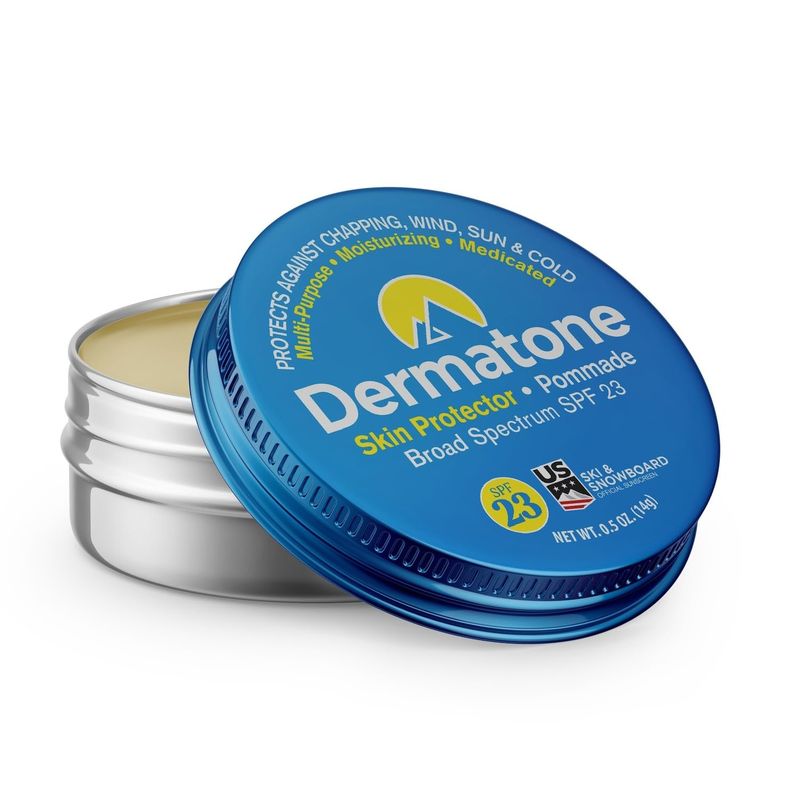 Dermatone Skin Protector | Stocking Stuffer Skin Balm | Sun, Wind, Cold, Chapping &amp; Frostbite Protection | Face and Lip Balm SPF23 | Barrier Cream | Moisturize &amp; Repair Dry Skin | 0.5oz