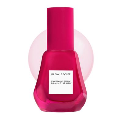 Glow Recipe Pomegranate Copper Peptides Face Serum - Face Firming Peptide Serum for Women &amp; Men with Polypeptides + Hyaluronic Acid - Hydrating &amp; Plumping Facial Serum for Smoothing Fine Lines (30ml)
