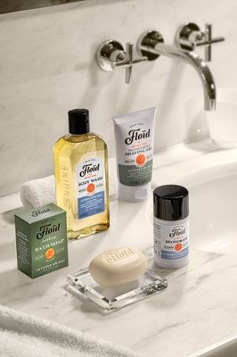 Floid Vetyver Splash Transparent Shaving Gel, 5.4 FL Oz, Made in ITALY