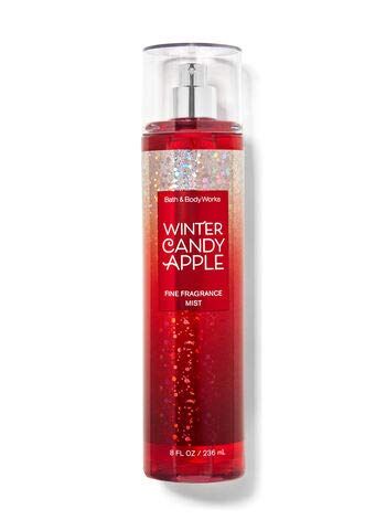 Bath &amp; Body Works - Winter Candy Apple - Gift Set - Fine Fragrance Mist &amp; Body Cream (Packaging Varies)