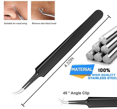 Free Eagle Blackhead Remover Tool Comedones Extractor Acne Removal Kit 4 Pcs for Whitehead Popping, Blemish Removing for Nose Face Tools with a Box (3)