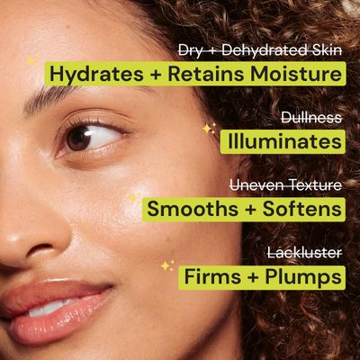 Gleamin Brightening Face Oil with Vitamin C, Vitamin E, Jojoba Oil, Cloudberry, Peptides &amp; Turmeric - Hydrating, Skin Firming Oil for Dull Skin &amp; Dark Spots | Fragrance-Free Facial Oil, 1 fl