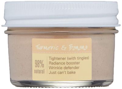 FarmHouse Fresh Turmeric Face Mask, Clay Mask. Mighty Tighty Turmeric &amp; Banana Tightening Mask, 3.2 Fl Oz