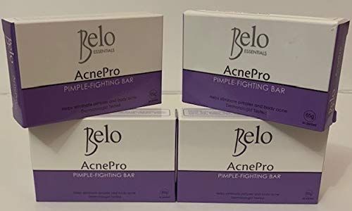 Belo Acne Pro Pimple Fighting Bar, 65g (4 Pack)