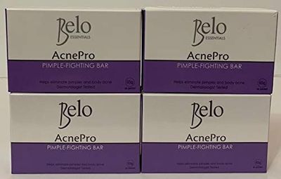 Belo Acne Pro Pimple Fighting Bar, 65g (4 Pack)