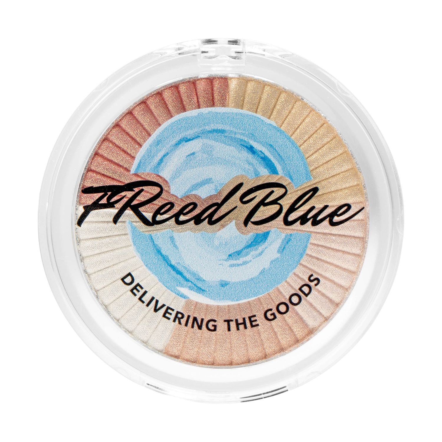 FReed Blue Vegan High Pigmented Brightening Makeup Contour Bronzer Powder Palette Paraben Free