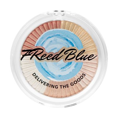 FReed Blue Vegan High Pigmented Brightening Makeup Contour Bronzer Powder Palette Paraben Free