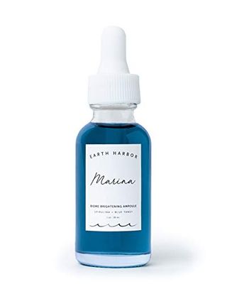 Earth Harbor | MARINA Biome Brightening Ampoule - Brightens &amp; Balances | Blue Tansy + Spirulina + Squalane | 1 fl oz