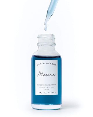 Earth Harbor | MARINA Biome Brightening Ampoule - Brightens &amp; Balances | Blue Tansy + Spirulina + Squalane | 1 fl oz