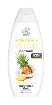 Australian Gold Pineapple Mimosa Body Wash, 16.5 Ounce | Gentle &amp; Moisturizing with Nutrient Rich Kakadu Plum &amp; Vitamin E