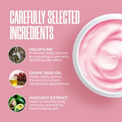 Divine Derriere Perky Body Cream - Lift &amp; Firm Skin Tightening Cream for Body - Moisturizing Chest Firming Cream with Volufiline Helps Tighten Saggy Crepey Skin for a Perkier Look &amp; Toned Dcollet