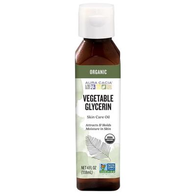 Aura Cacia Organic Skin Care Oil, Vegetable Glycerin, 4 Fluid Ounce
