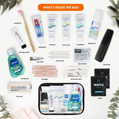 20-Piece Travel Essentials Kit - TSA Approved, Travel Size Toiletries, Travel Toiletries for Men and Women