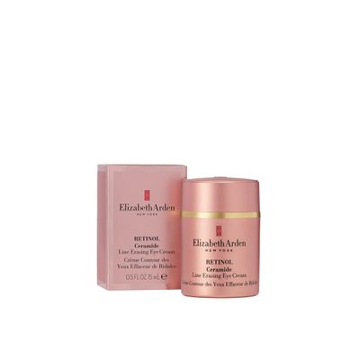 Elizabeth Arden Retinol Ceramide, Fine Line and Wrinkle Erasing Eye Cream For Younger Looking Eyes, Uses Smart Retinol Technology, 0.5