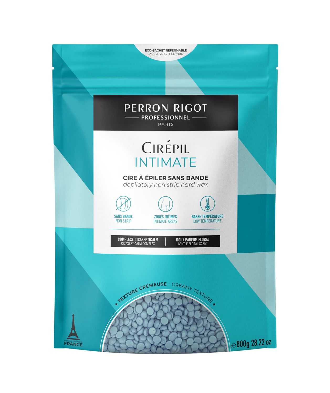 Cirepil - Intimate - 800g / 28.22 oz Wax Beads Bag - Soothing &amp; Cicasepticalm Complex - All Hairs, Perfect for Intimate Areas &amp; Sensitive Skins