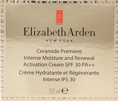 Elizabeth Arden Ceramide Premiere Intense Moisture and Overnight Renewal Cream, Face Moisturizer 1.7 Oz