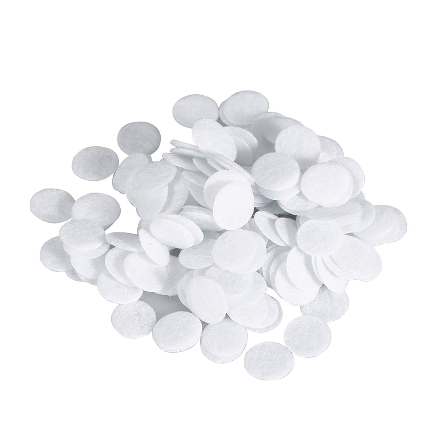 100pcs New Cotton Filter, Microdermabrasion Replacement Filters,Facial Vacuum Filters Accessories, Round Filtering Pads For Blackhead Eliminating Beauty Machine (diameter 25mm)