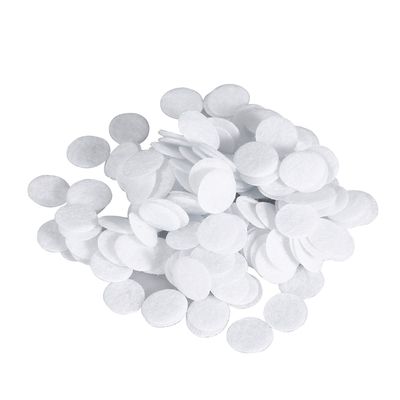 100pcs New Cotton Filter, Microdermabrasion Replacement Filters,Facial Vacuum Filters Accessories, Round Filtering Pads For Blackhead Eliminating Beauty Machine (diameter 25mm)