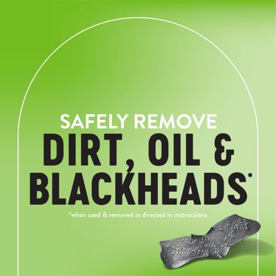 Bior Men's Oil Control Charcoal Deep Cleansing Pore Strips, Blackhead Strips With Charcoal for Men, Blackhead Remover Strips For All Skin Types, Pore Strips for Blackheads, 18 Count