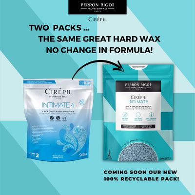 Cirepil - Intimate - 800g / 28.22 oz Wax Beads Bag - Soothing &amp; Cicasepticalm Complex - All Hairs, Perfect for Intimate Areas &amp; Sensitive Skins
