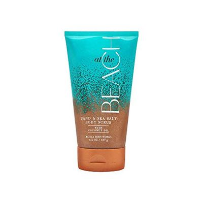Bath &amp; Body Works 6.6 Ounce Sand &amp; Sea Salt Scrub with coconut oil At the Beach Scent (Packaging may vary)