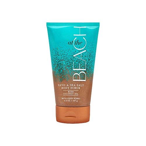 Bath &amp; Body Works 6.6 Ounce Sand &amp; Sea Salt Scrub with coconut oil At the Beach Scent (Packaging may vary)