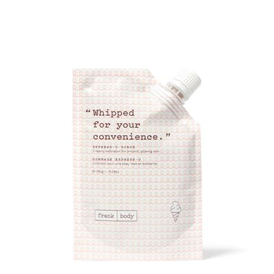 Frank Body Express-O Coffee Scrub, 5.07oz | Natural &amp; Cruelty Free &amp; Mess-Free Exfoliating Body Scrub | Creamy Vegan Skin Care Scrub | Nourishing Scrub Smooths And Moisturizes Skin | 1ct