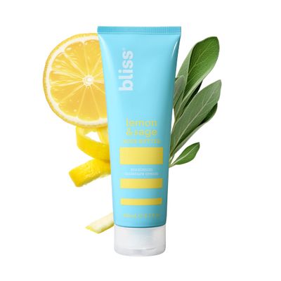 Bliss Lemon and Sage Body Butter - Maximum Moisture Cream - 6.7 Fl Oz Lotion for Dry Skin - Long-Lasting Moisturizer for Women &amp; Men - Vegan and Cruelty-Free