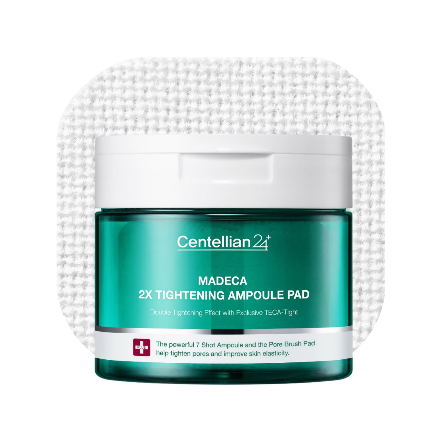 Centellian 24 Madeca Double Tightening Ampoule Pad (5.58fl oz x 60 pcs) - Pore Minimizer, Hydrating &amp; Exfoliating Pads for Smoother Skin Texture, Vegan Certified, Korean Skin Care. TECA, AHA, BHA