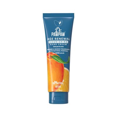 Dr.PAWPAW Age Renewal Nourishing - Orange &amp; Mango Hand Cream for Hands, Nails &amp; Cuticles, Multitasking Softening, Nourishing, Vegan and Cruelty Free (50 ml)