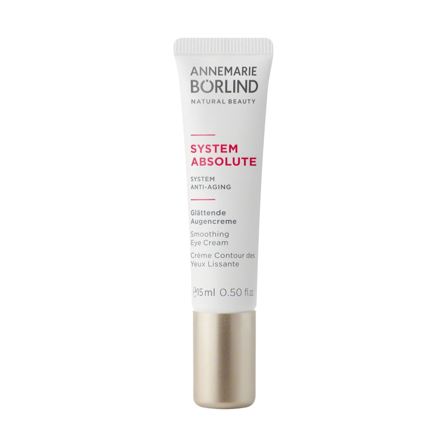 ANNEMARIE BRLIND - SYSTEM ABSOLUTE Smoothing Eye Cream - Vitamin C, Darutoside and Caffeine Eye Wrinkle Smoothing - Tones, Plumps, and Rejuvenates - 0.5 Fl Oz
