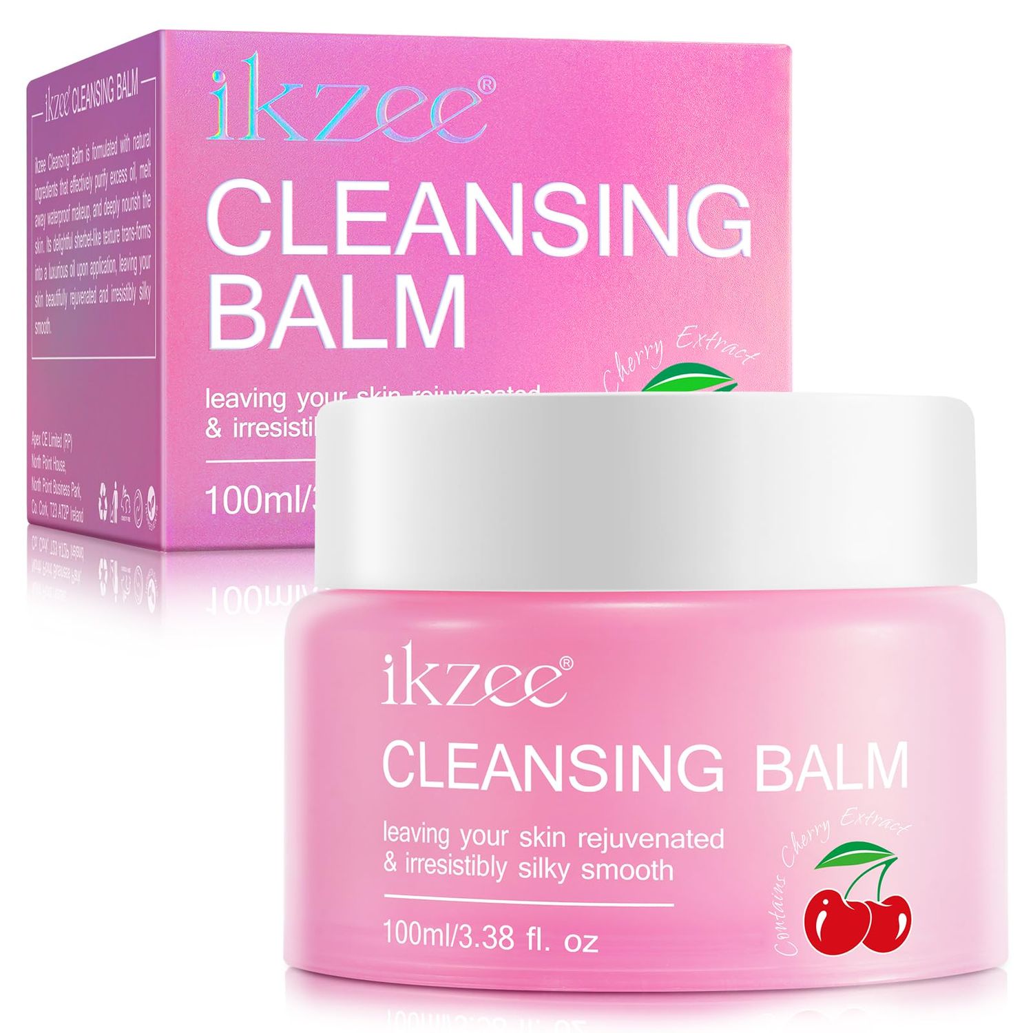 Cleansing Balm Makeup Remover, Facial Cleanser Balm for Makeup Removal, Deep Clear Cleansing Balm, Hydrating &amp; Nourising Face Cleanser, Korean Skincare, Christmas Holiday Gift for Women,100ml